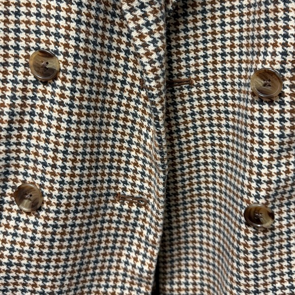 Old Navy | Women's Tan Houndstooth Blazer - Picture 6 of 7